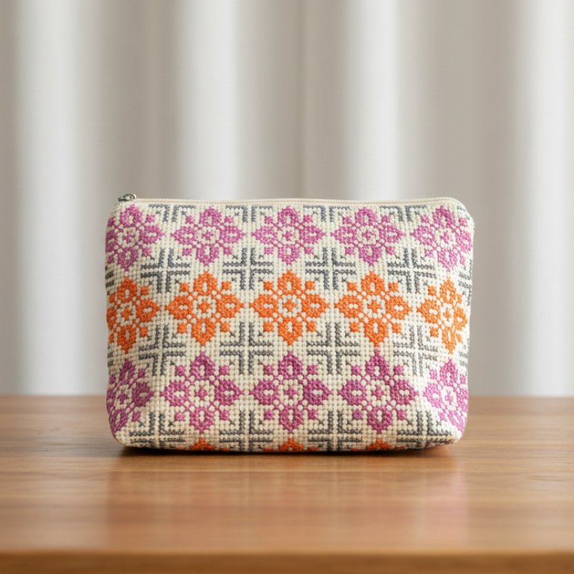 Mang Tha : Cross-Stitch Pouch