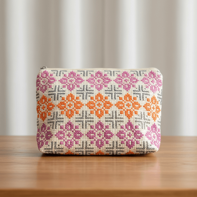 Mang Tha : Cross-Stitch Pouch