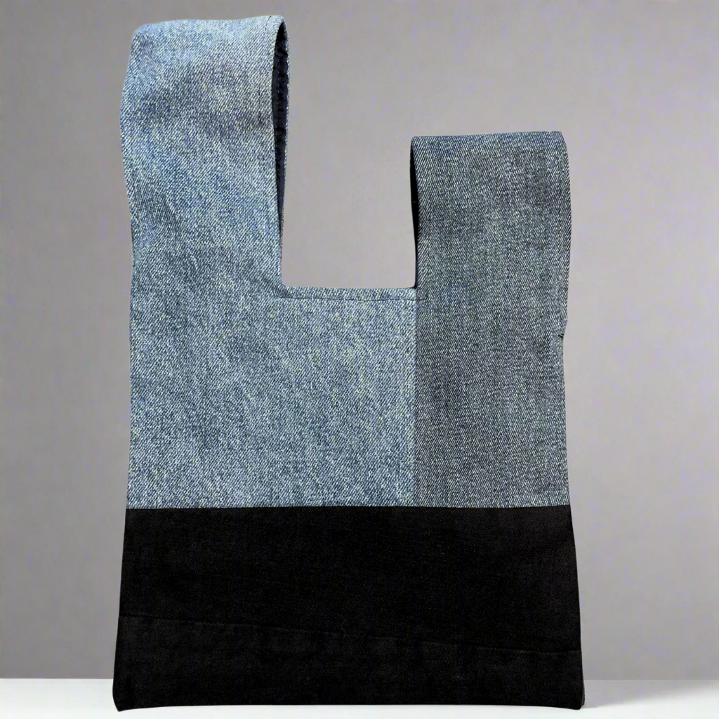 Kloth: Upcycled Denim Mini Knot Bag