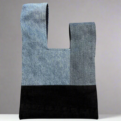 Kloth: Upcycled Denim Mini Knot Bag