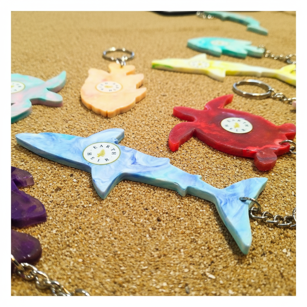 Earth Heir Sea Animal Plastic Keychain