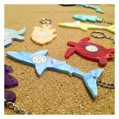 Earth Heir Sea Animal Plastic Keychain