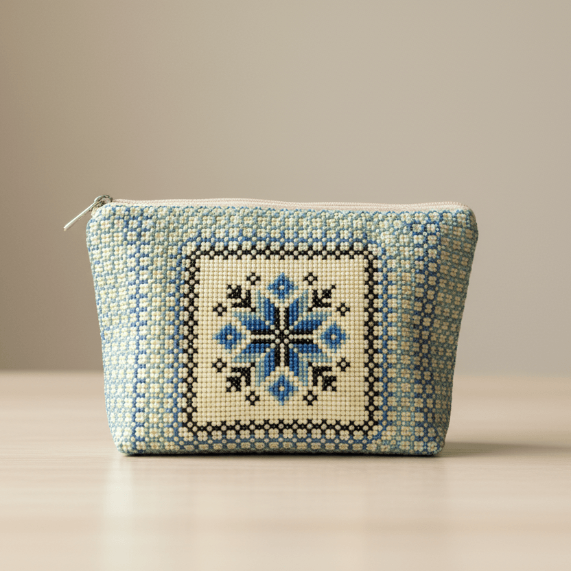 Mang Tha : Cross-Stitch Pouch