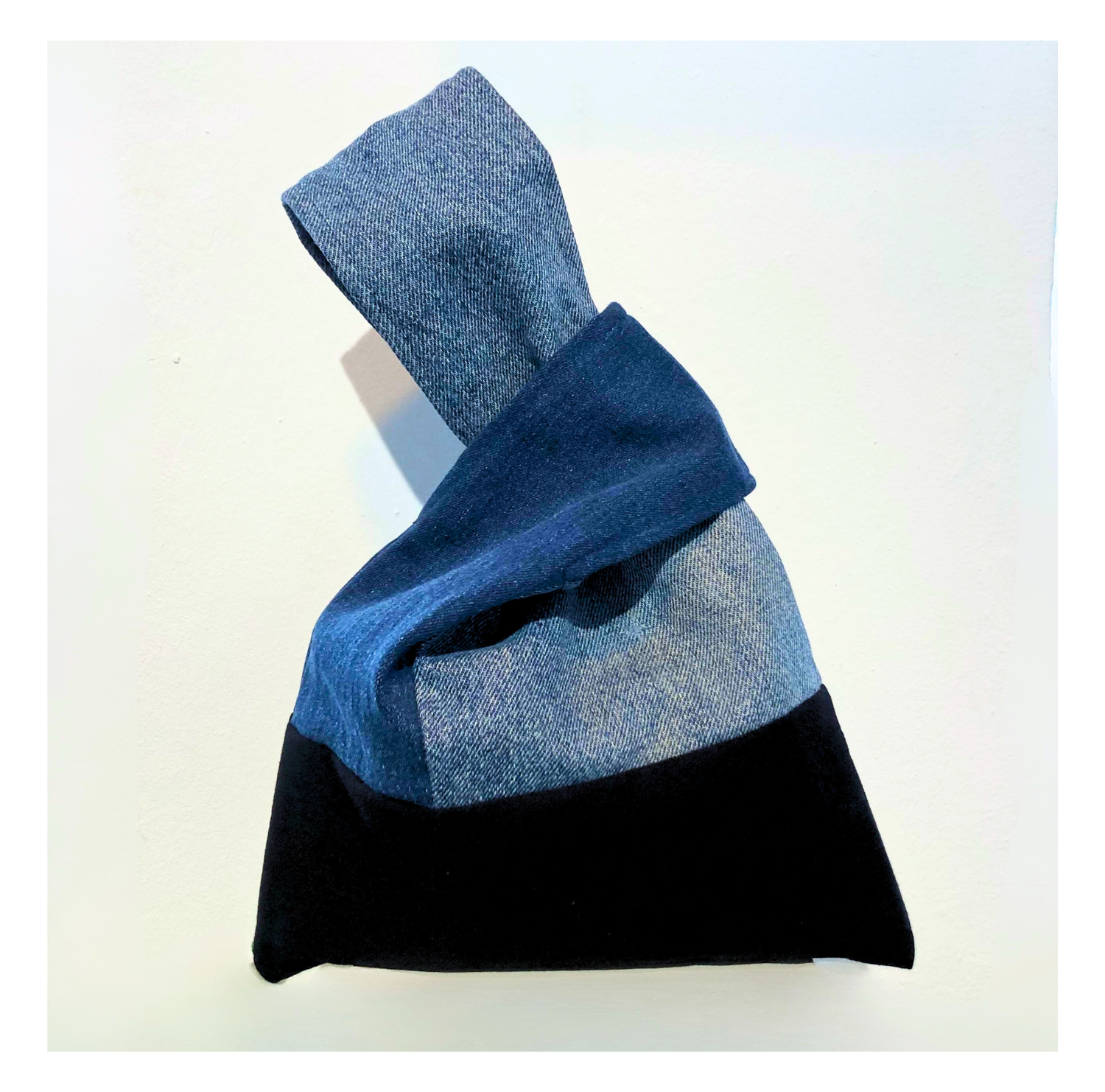 Kloth: Upcycled Denim Mini Knot Bag