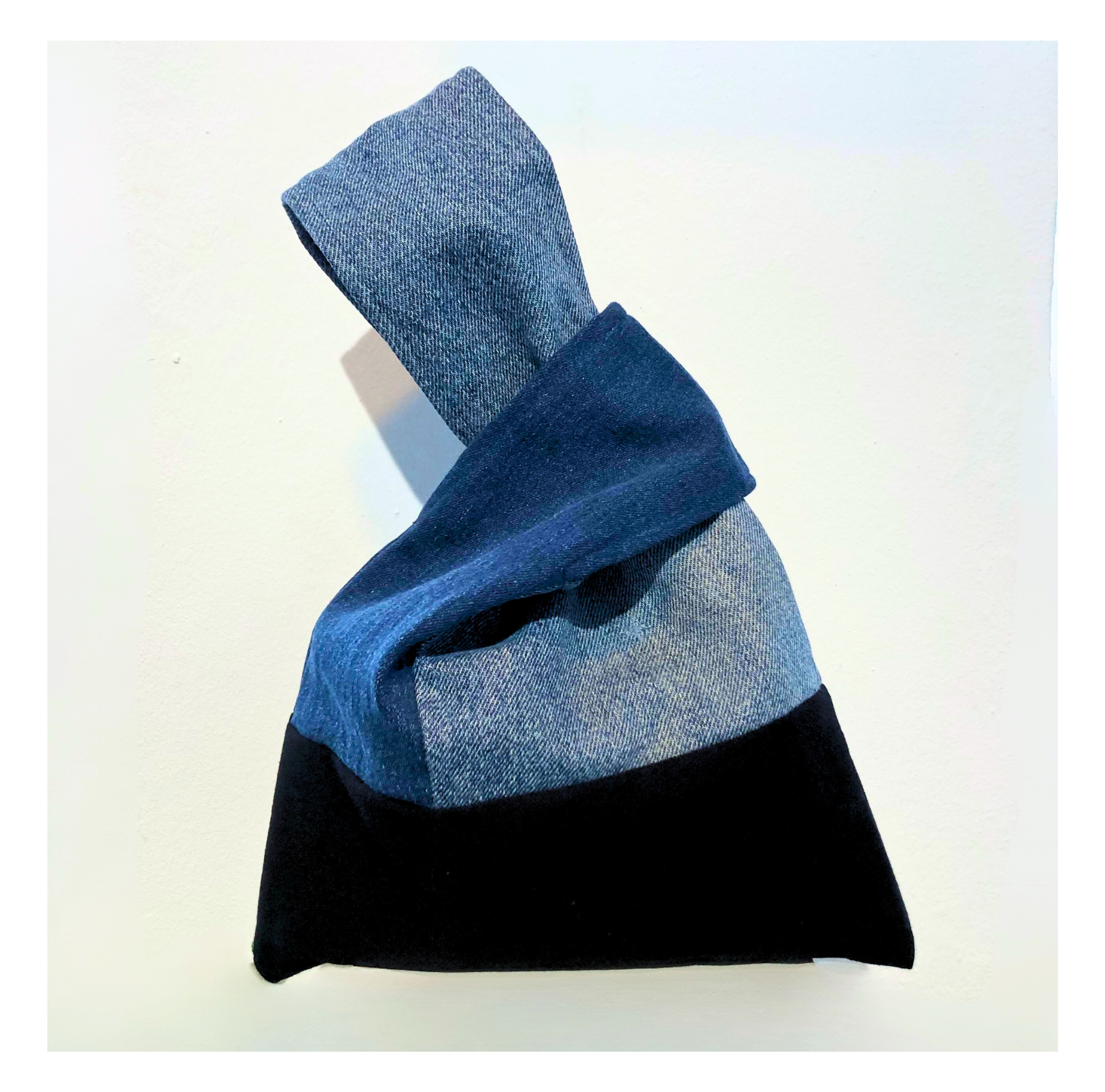 Kloth: Upcycled Denim Mini Knot Bag