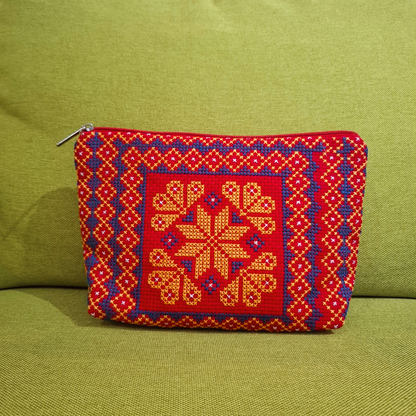 Mang Tha : Cross-Stitch Pouch