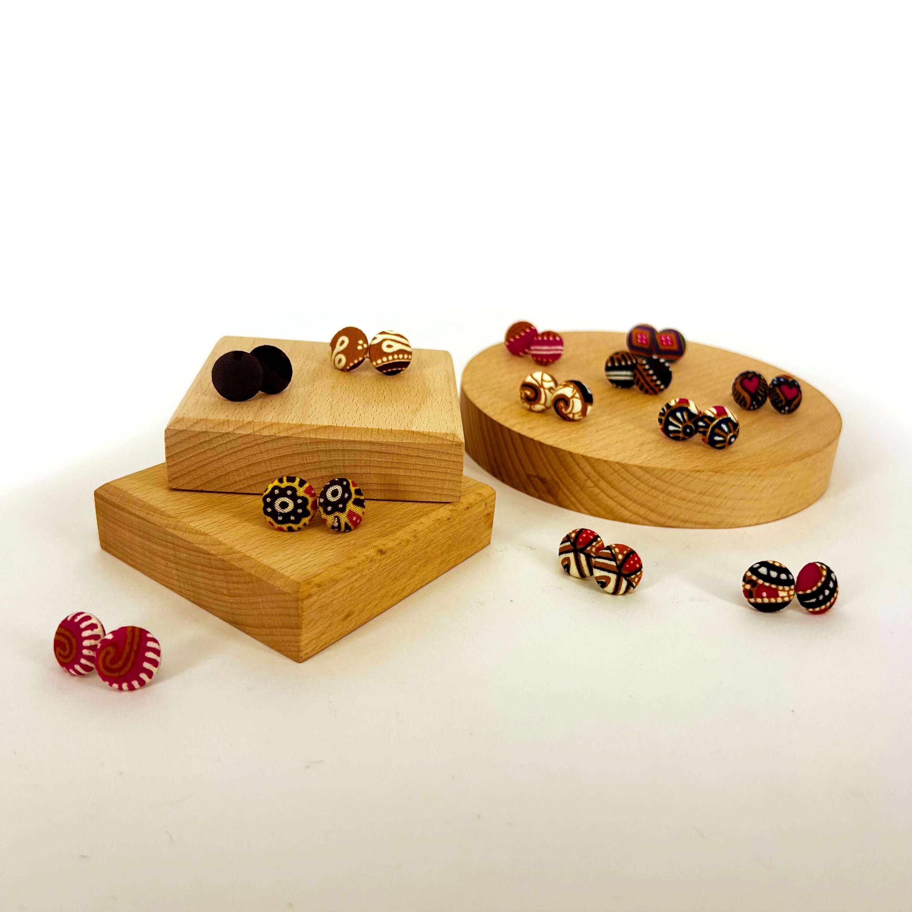 Batik Stud Earrings