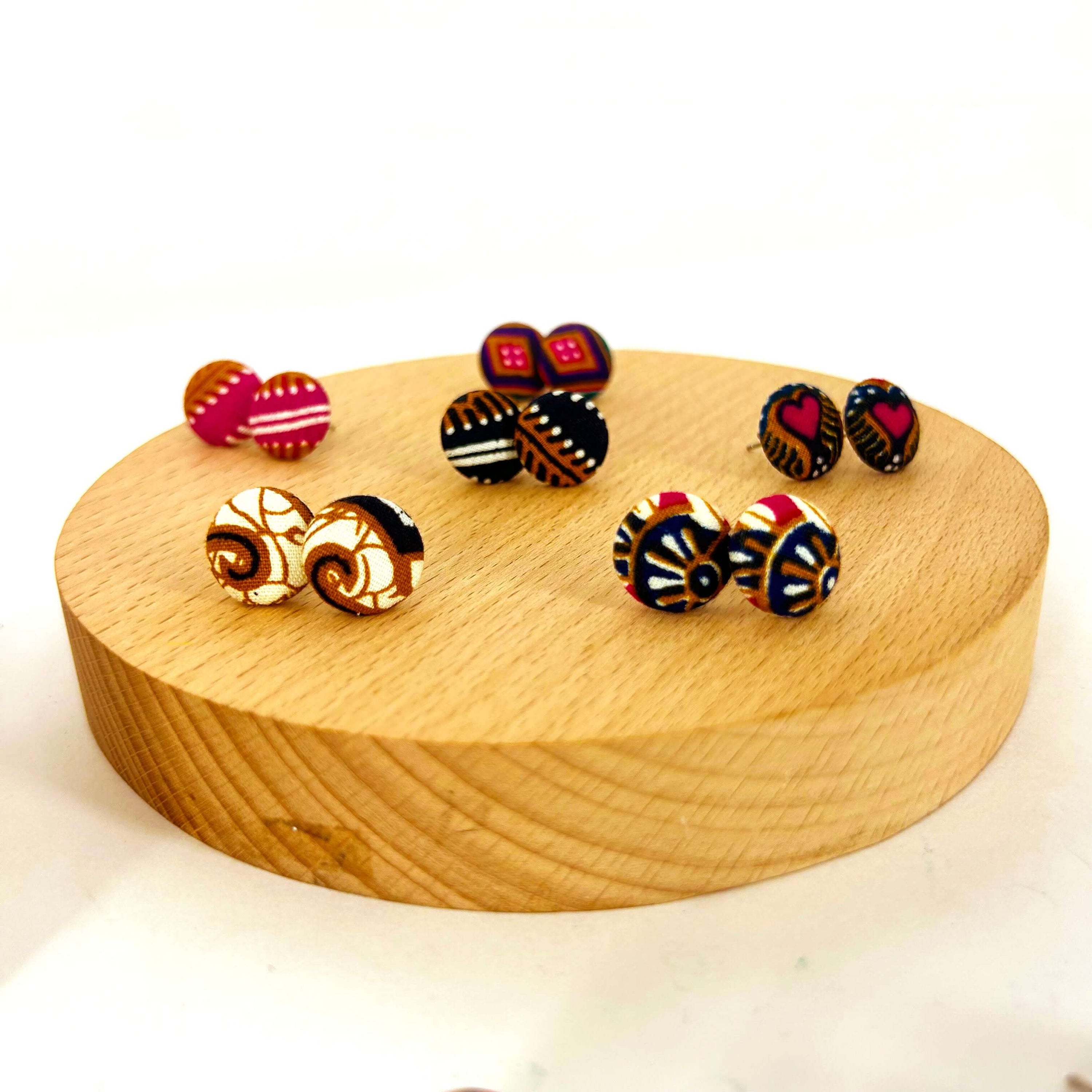 Batik Stud Earrings