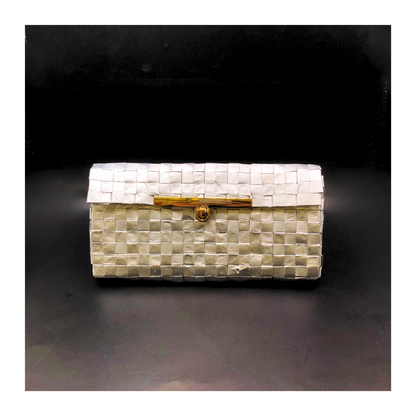 Upcycled Aluminium Woven Clutch : Classy