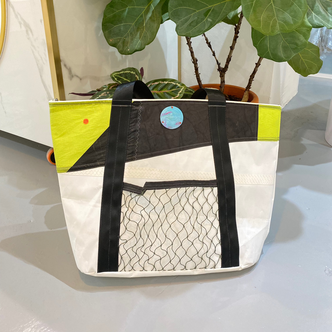 100% Upcycled Bag - Whale Shark Tote Bag