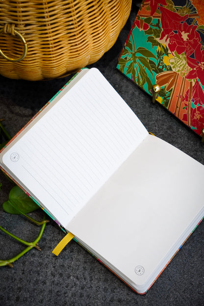 Eden Journal Notebook 200 pages - Dual Design ( 1 page lined 1 page blank )