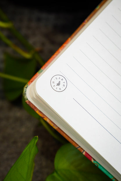 Eden Journal Notebook 200 pages - Dual Design ( 1 page lined 1 page blank )