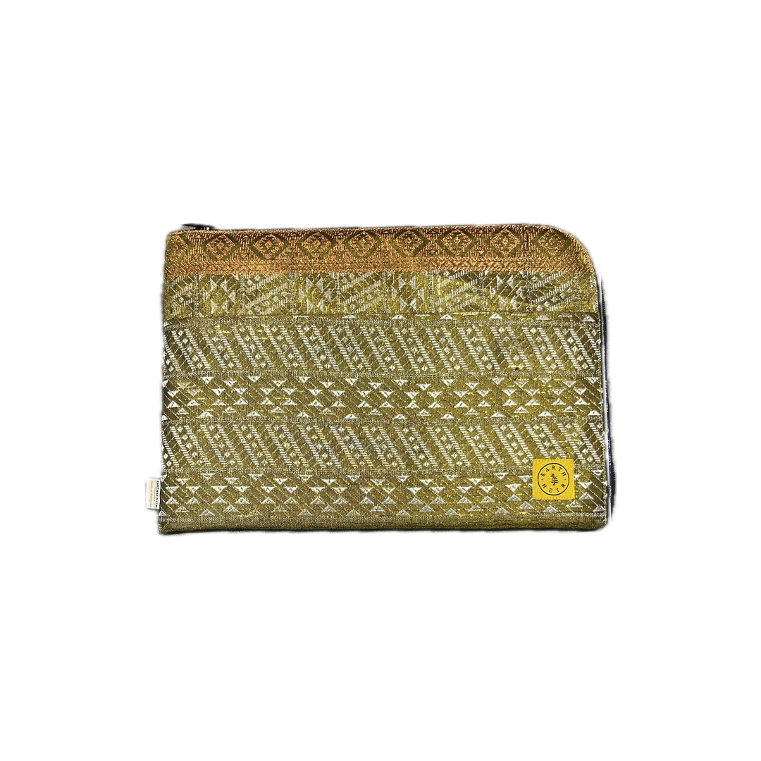 An image of the EarthHeir_SongketLaptopCase-Gold.png by Earth Heir