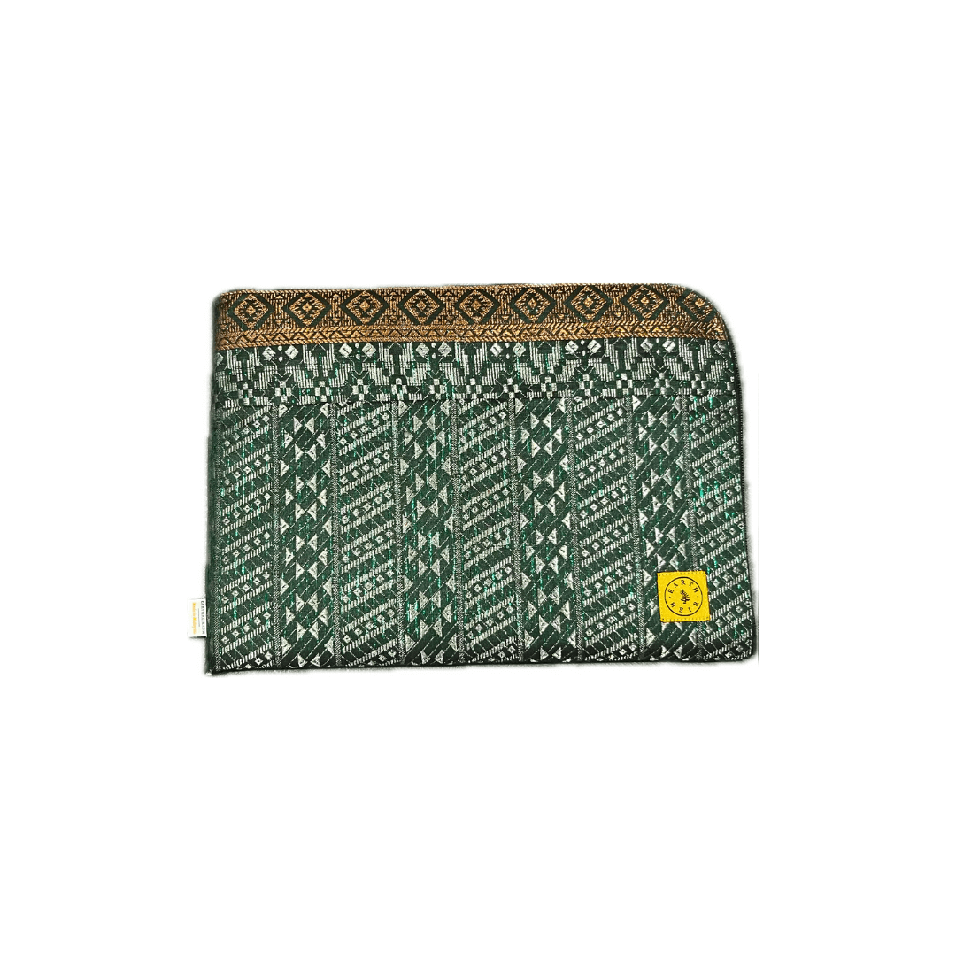 An image of the EarthHeir_SongketLaptopCase-Green.png by Earth Heir