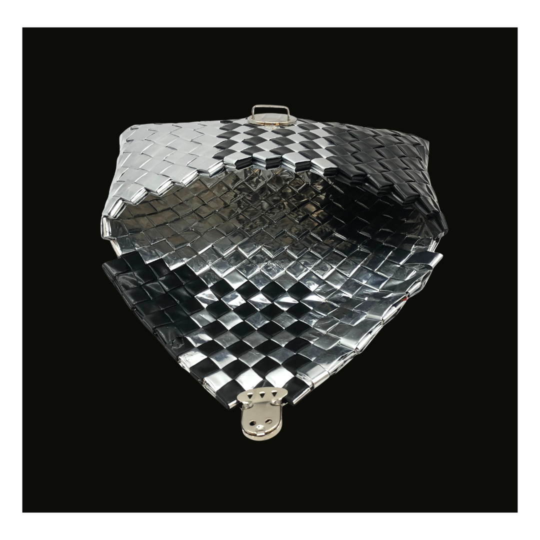 Upcycled Aluminium Woven Clutch : Elegant