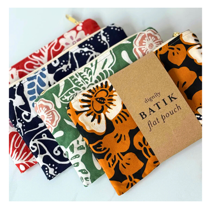 Dignity: Batik Flat Pouch