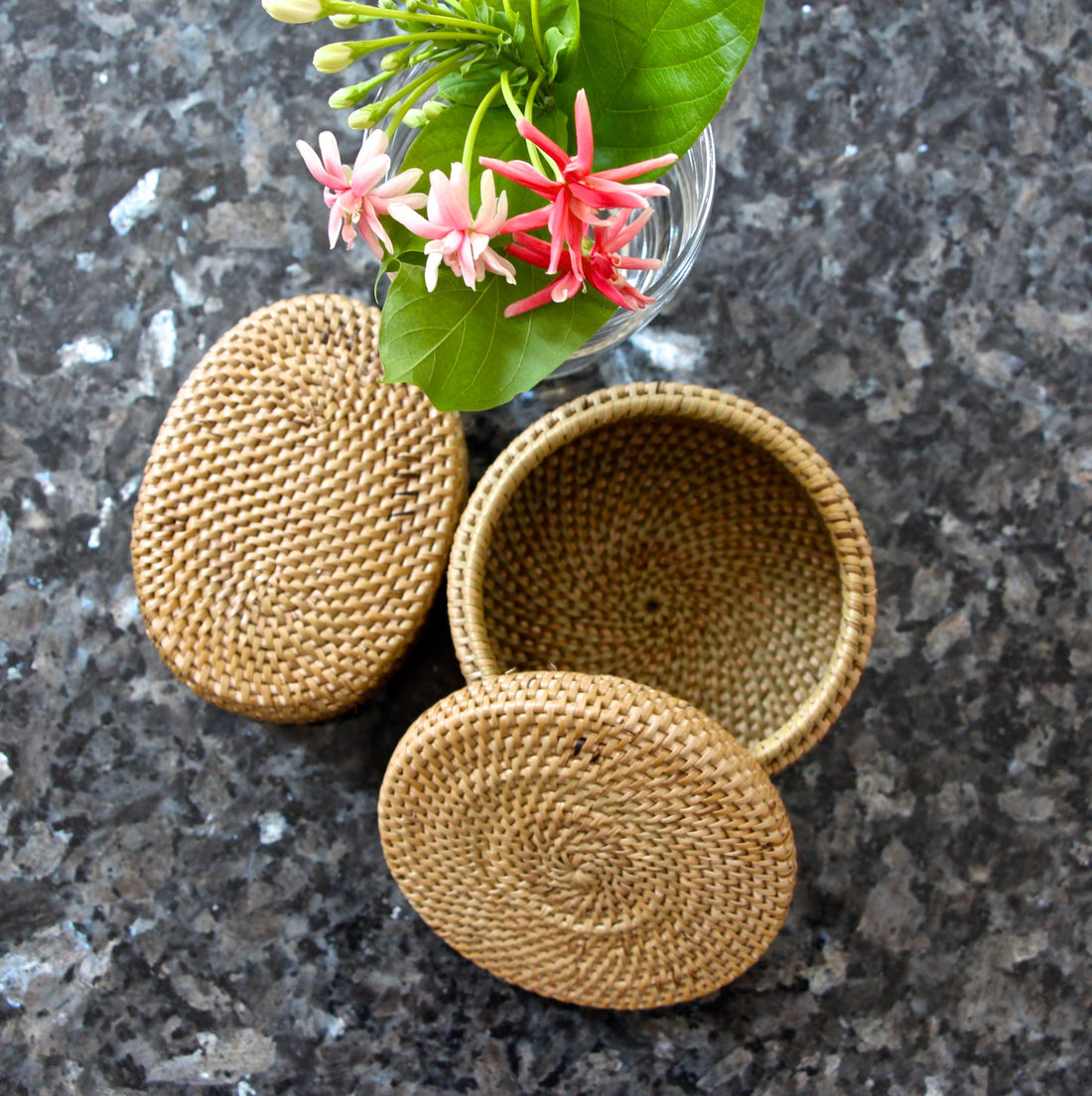 Ribu-ribu Mini Lidded Basket