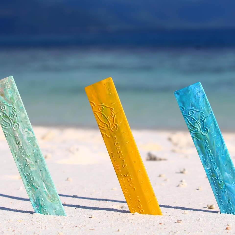 100% Upcycled Ruler - Sustainable impact ESG gift – Earth Heir