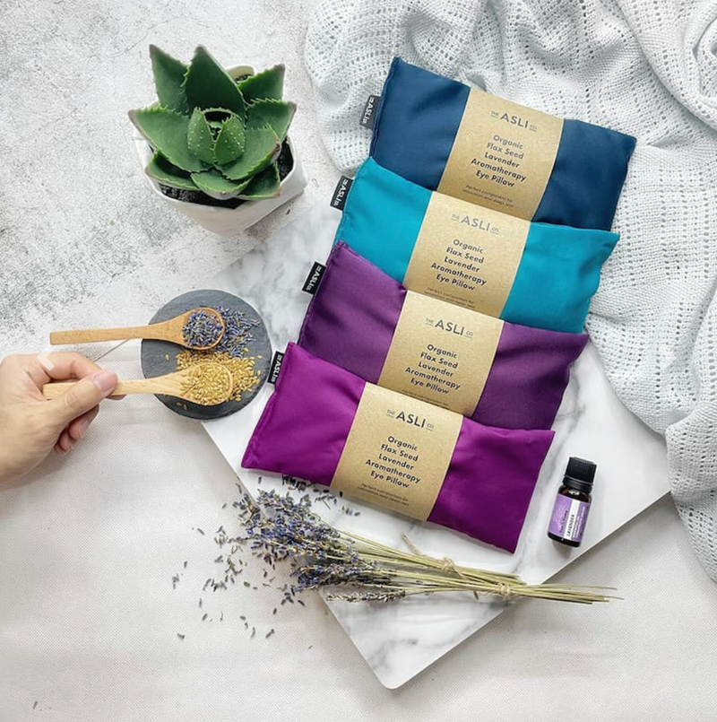 Lavender Aromatherapy Eye Pillow for relaxation and deep sleep