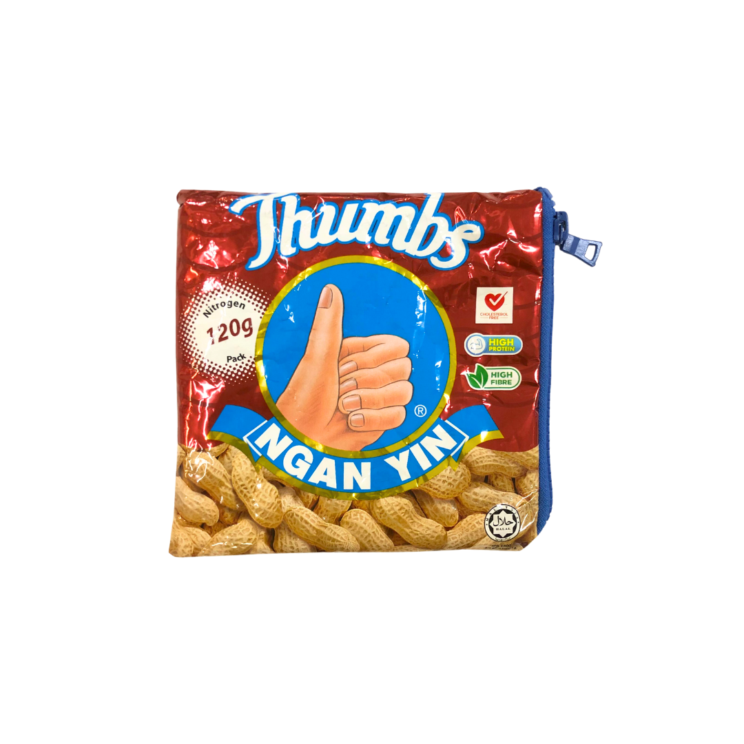 Upcycled Malaysian Snack Wrapper Pouch
