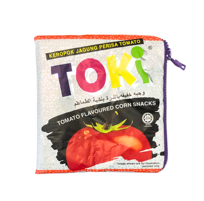 Upcycled Malaysian Snack Wrapper Pouch