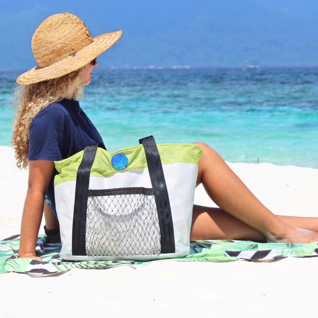 100% Upcycled Bag - Whale Shark Tote Bag