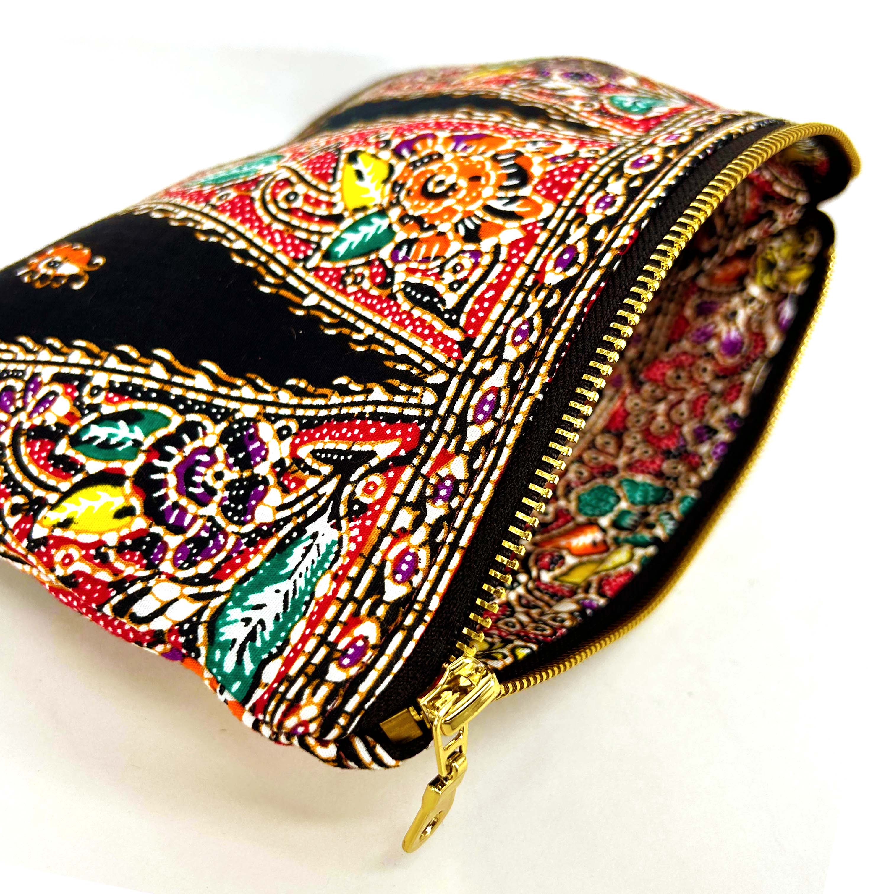 Batik Wristlet Pouch