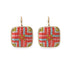 An image of the Amour_Square_Earrings_Gold-plated.jpg by Earth Heir