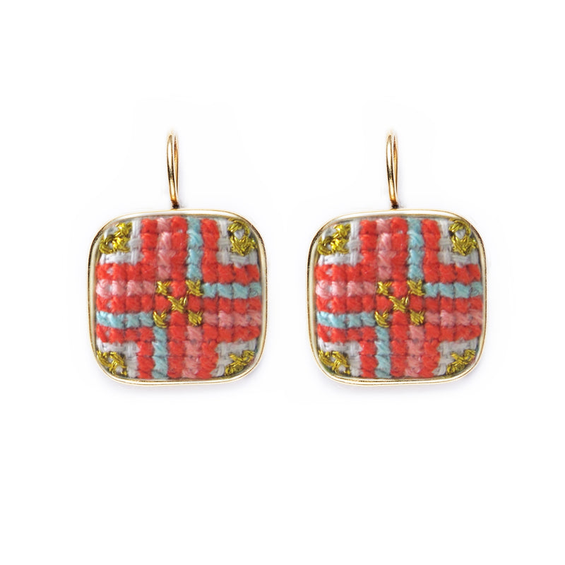 Amour Square Statement Earrings (Pre-Order)