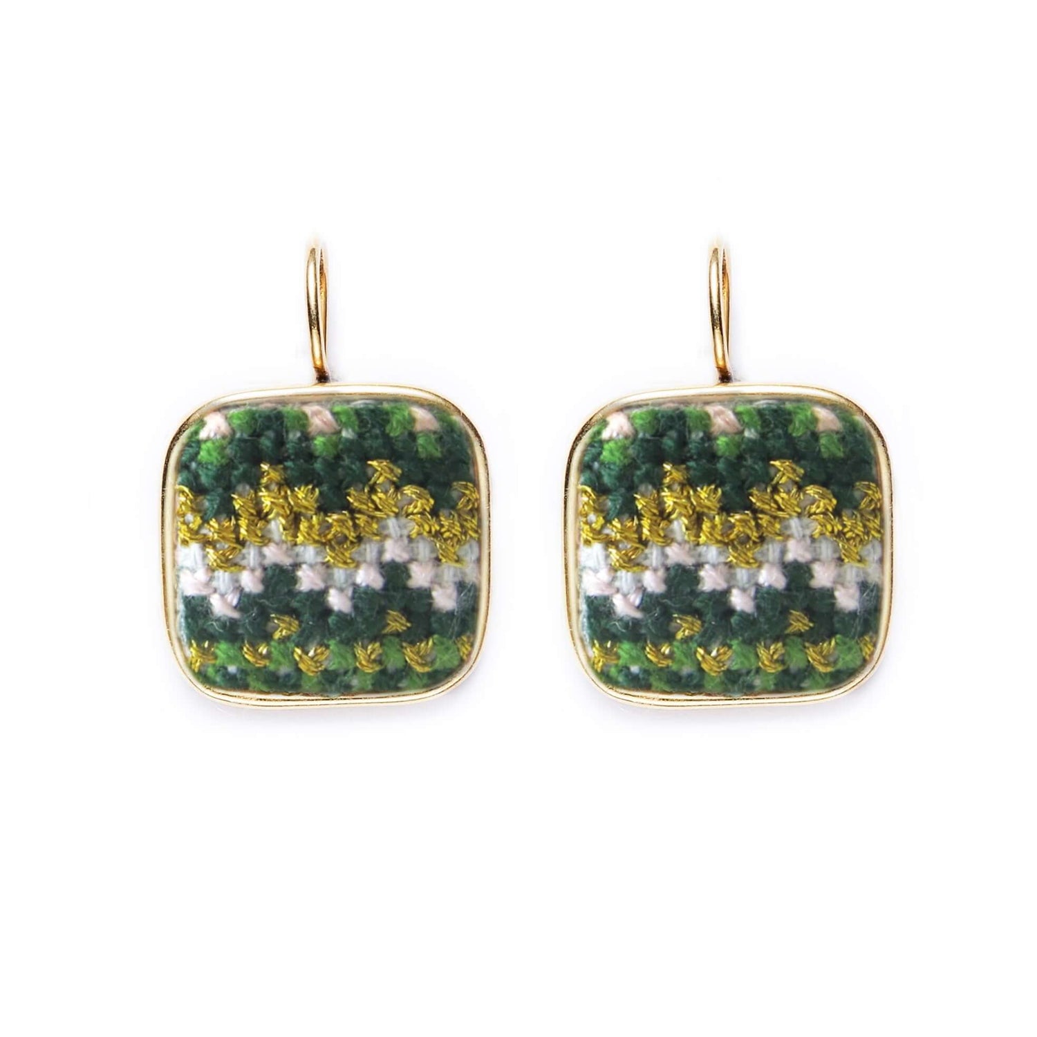 An image of the Daun_Square_Earrings_Gold-plated.jpg by Earth Heir