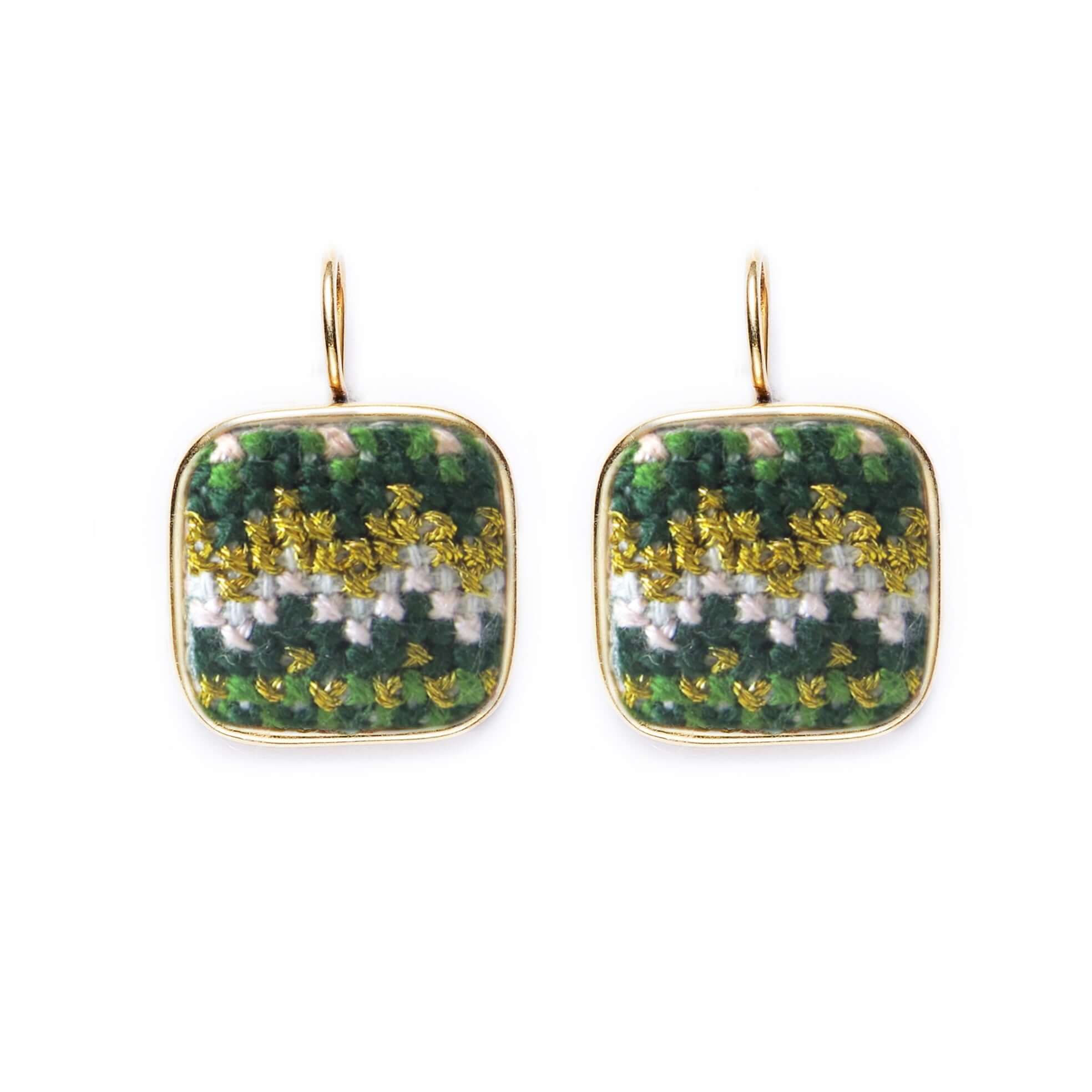 An image of the Daun_Square_Earrings_Gold-plated.jpg by Earth Heir