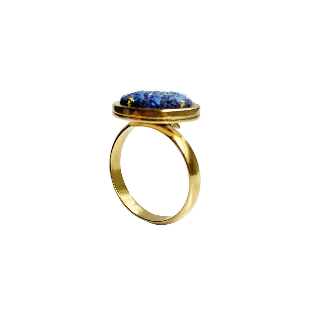 An image of the EarthHeir_Arab_Blue_PuffyRing_001.jpg by Earth Heir