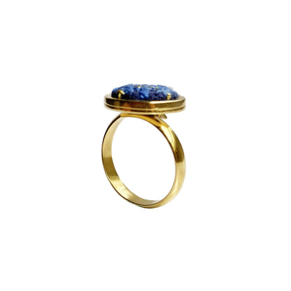 An image of the EarthHeir_Arab_Blue_PuffyRing_001.jpg by Earth Heir