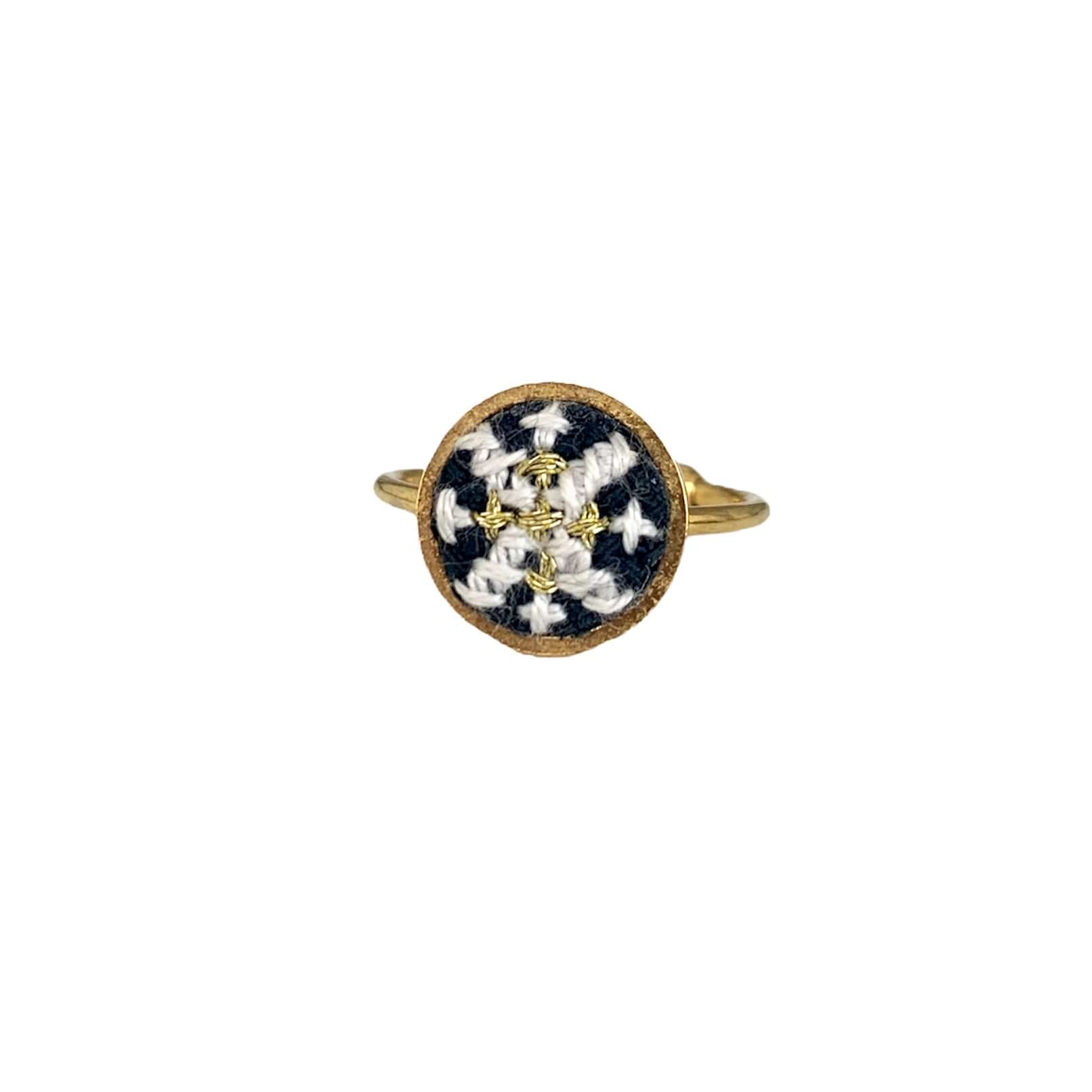 An image of the EarthHeir_ArabesqueBlack_DolphinRing_002.jpg by Earth Heir