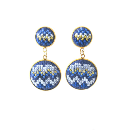 An image of the EarthHeir_NuusumBlue_AngelfishEarrings_001.jpg by Earth Heir