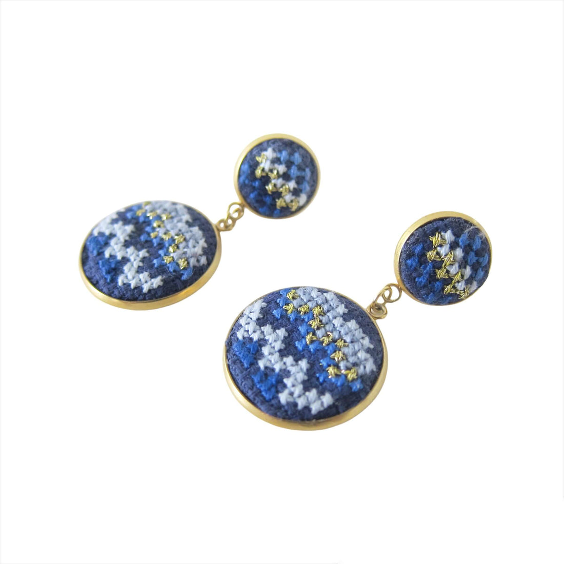 An image of the EarthHeir_NuusumBlue_AngelfishEarrings_002.jpg by Earth Heir
