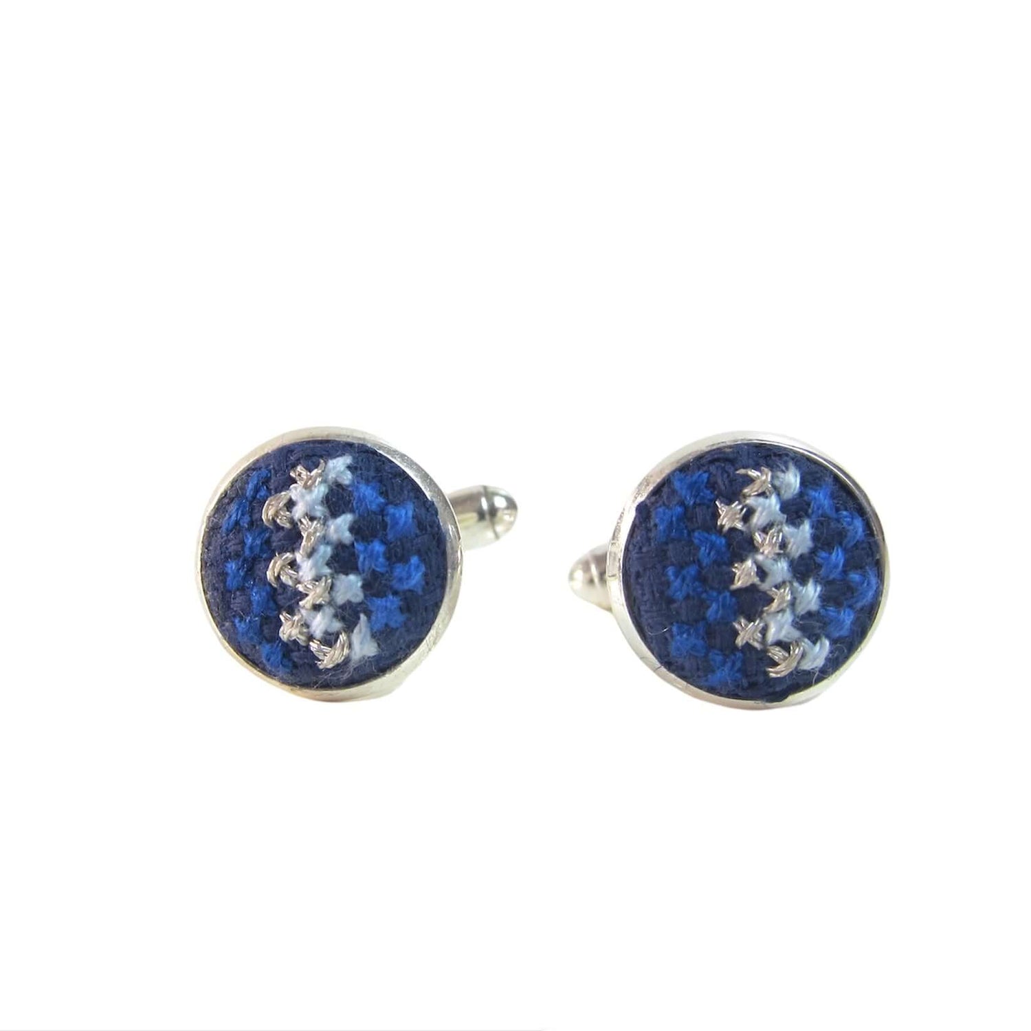 An image of the EarthHeir_NuusumBlue_GuppyCufflinks_001.jpg by Earth Heir