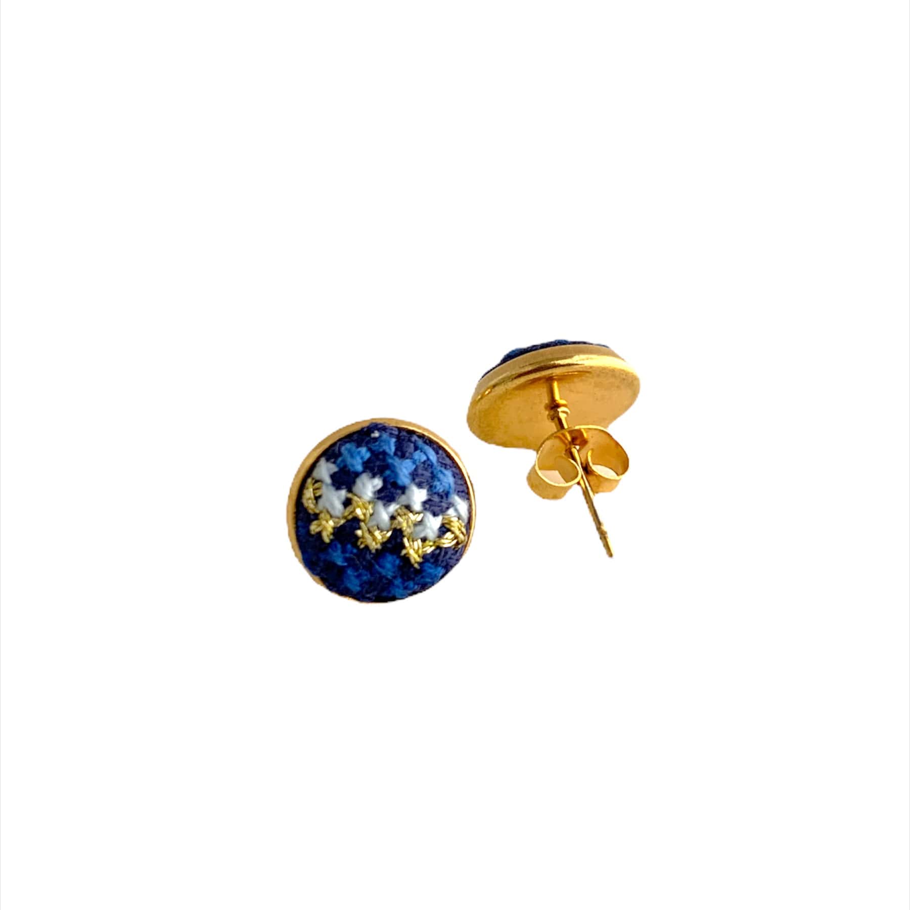 An image of the EarthHeir_NuusumBlue_Mahi-MahiStudsEarrings_002.jpg by Earth Heir