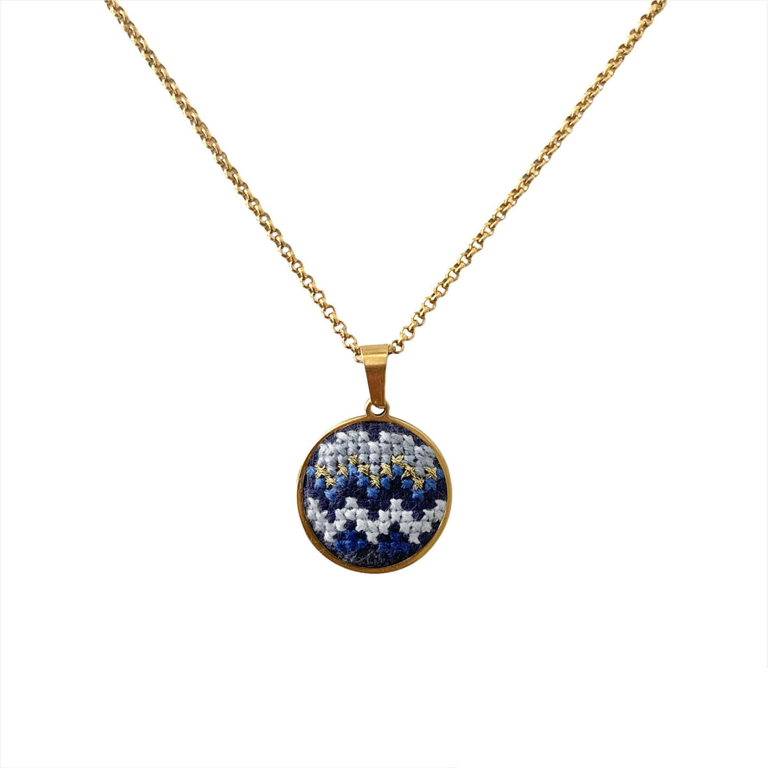 An image of the EarthHeir_NuusumBlue_MoonshellNecklace_001.jpg by Earth Heir