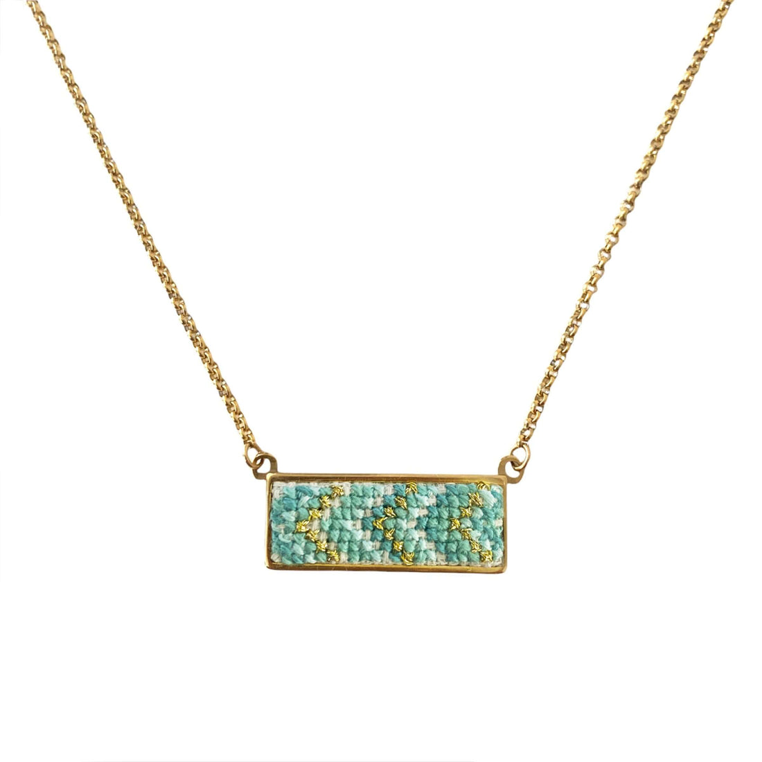 An image of the EarthHeir_Teal_BelugaNecklace_001.jpg by Earth Heir