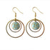 An image of the EarthHeir_Teal_CrownEarrings_001.jpg by Earth Heir