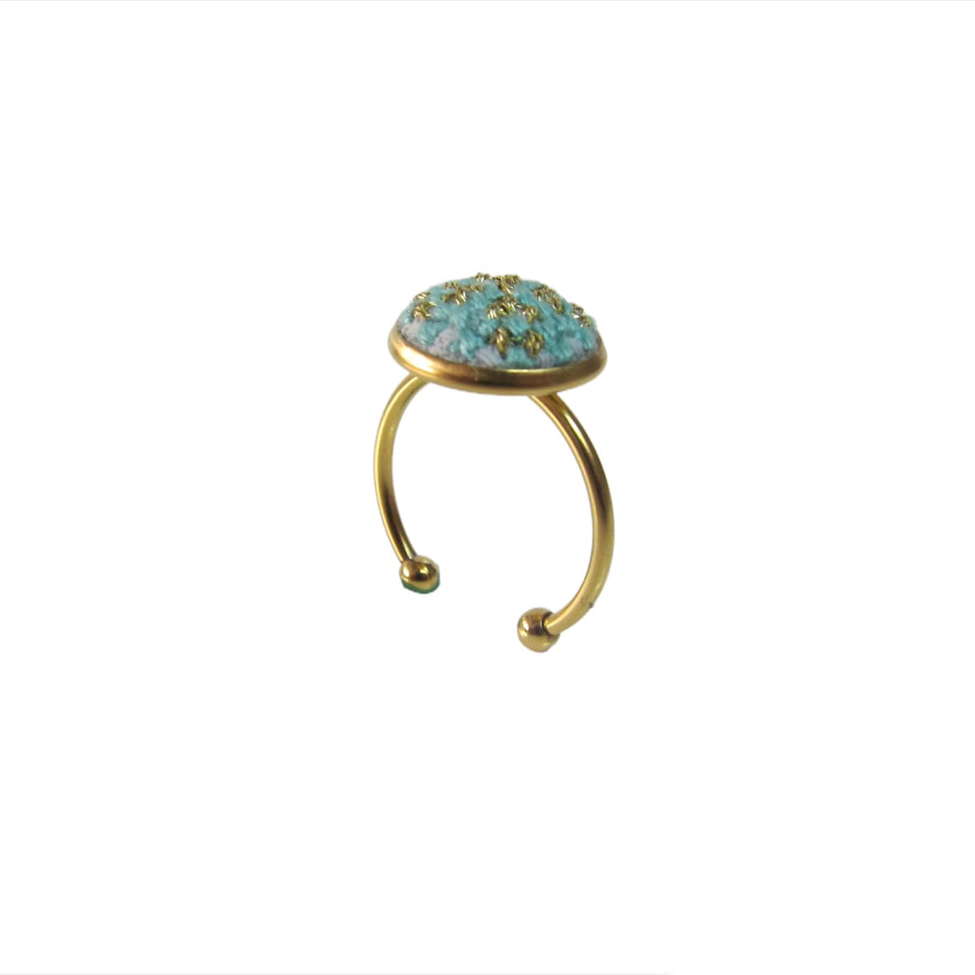 An image of the EarthHeir_Teal_DolphinRing_001.jpg by Earth Heir