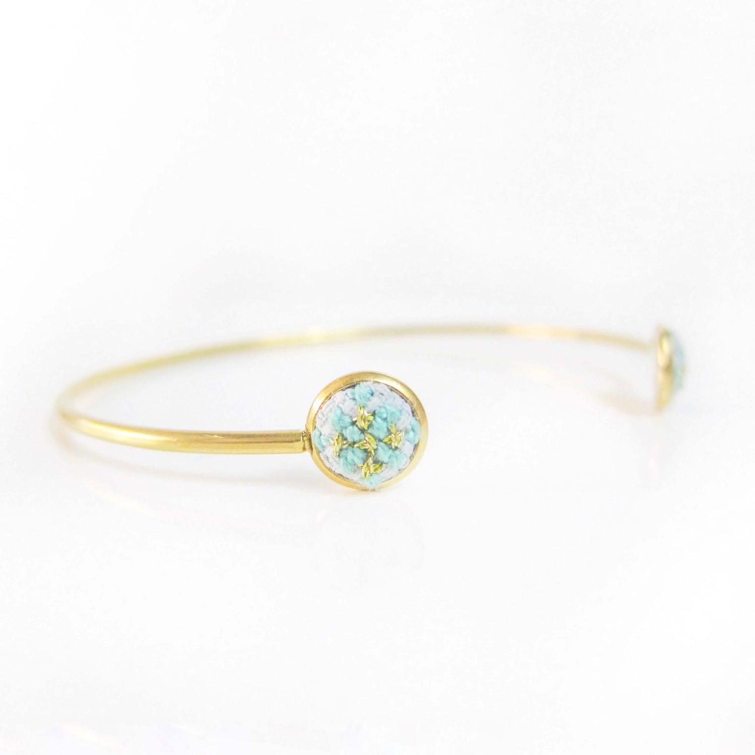 An image of the EarthHeir_Teal_LobsterCuff_001.jpg by Earth Heir