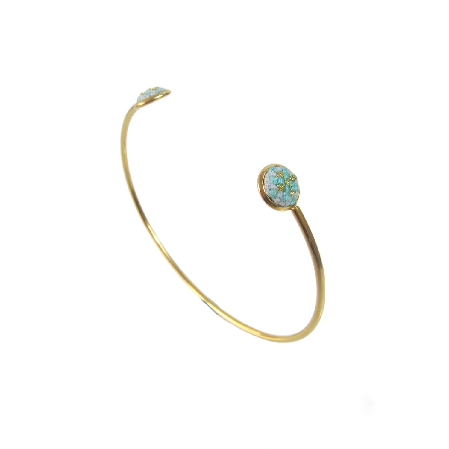 An image of the EarthHeir_Teal_LobsterCuff_002.jpg by Earth Heir