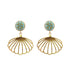 An image of the EarthHeir_Teal_OysterEarrings_001.jpg by Earth Heir