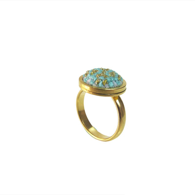 Puffy Ring - Teal