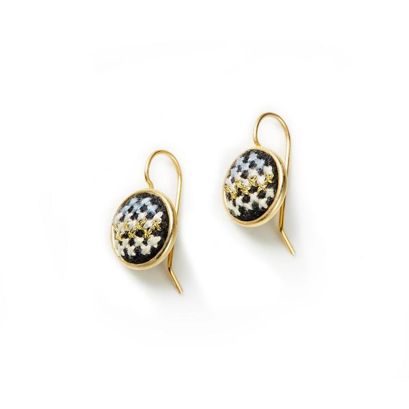 GLOW Nuusum Gold-Plated Dainty Earrings-Jewellery-Earth Heir