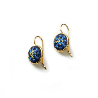 GLOW Arabesque Gold-Plated Dainty Earrings-Jewellery-Earth Heir