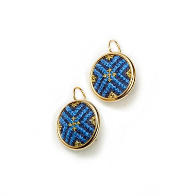 GLOW Arabesque Gold-Plated Statement Earrings-Jewellery-Earth Heir