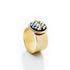 An image of the GLOW_RING_GOLD_BLACK_NUUSUM_6d4aac92-8238-48f1-83e8-ecc4820529f4.jpg by Earth Heir